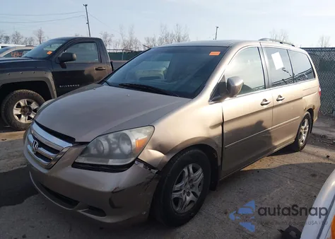 2005 Honda Odyssey Ex-L z USA, uszkodzony, nr VIN 5FNRL387X5B010223